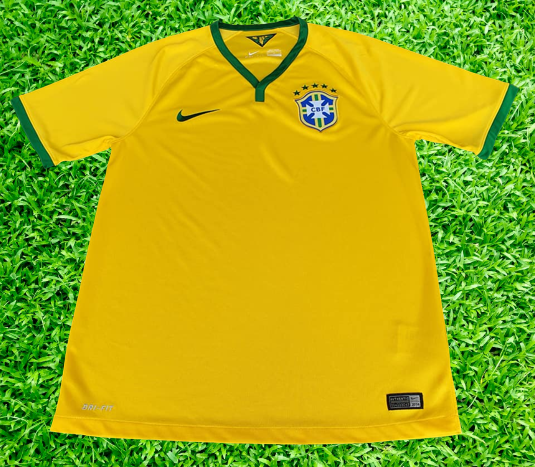 Brazil Team Home football shirt 2014 - 2016 Nike 575280-703 Mens Size XL UA1