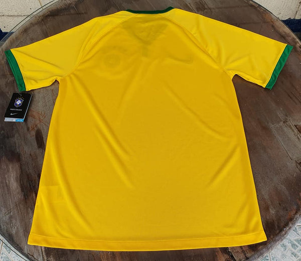 BRAZIL 2014 FIFA WORLD CUP 4TH PLACE HOME NIKE JERSEY SHIRT CAMISA SMA –  vintage soccer jersey