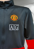 ENGLISH PREMIER MANCHESTER UNITED FC 2009-2010 LEAGUE CUP CHAMPION LINE-UP NIKE JACKET LARGE # 355106-010