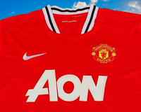 ENGLISH PREMIER MANCHESTER UNITED FC 2011-2012 COMMUNITY SHIELD CHAMPION WAYNE ROONEY 10 HOME JERSEY SHIRT LARGE # 376896-105