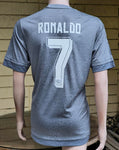 SPANISH LA LIGA REAL MADRID 2015-2015 UEFA CHAMPIONS LEAGUE WINNER RONALDO 7 AWAY ADIDAS JERSEY CAMISETA  LARGE # AA2219