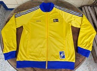 SWEDEN 2008 EURO ADIDAS DOUBLE SIDED REVERSIBLE TRACK TOP JACKET L # 368904