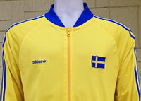 SWEDEN 2008 EURO ADIDAS DOUBLE SIDED REVERSIBLE TRACK TOP JACKET L # 368904