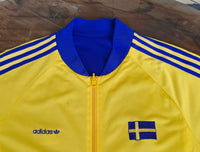 SWEDEN 2008 EURO ADIDAS DOUBLE SIDED REVERSIBLE TRACK TOP JACKET L # 368904