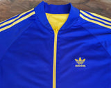 SWEDEN 2008 EURO ADIDAS DOUBLE SIDED REVERSIBLE TRACK TOP JACKET L # 368904