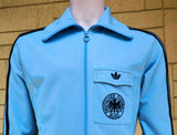 WEST GERMANY 1974 WORLD CUP RETRO BECKENBAUER ADIDAS TRACK TOP BLUE JACKET M # F77309