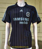 ENGLISH PREMIER CHELSEA 2006-07 FA CUP & LEAGUE CUP CHAMPION ADIDAS JERSEY 3rd SHIRT MEDIUM # 061079   SOLD OUT