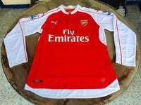 ENGLISH PREMIER ARSENAL FC 2015-2016 FA COMMUNITY SHIELD CHAMPION OLIVIER GIROUD 12  JERSEY PUMA SHIRT LARGE STYLE NO.  741318