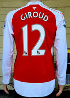 ENGLISH PREMIER ARSENAL FC 2015-2016 FA COMMUNITY SHIELD CHAMPION OLIVIER GIROUD 12  JERSEY PUMA SHIRT LARGE STYLE NO.  741318