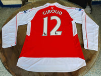 ENGLISH PREMIER ARSENAL FC 2015-2016 FA COMMUNITY SHIELD CHAMPION OLIVIER GIROUD 12  JERSEY PUMA SHIRT LARGE STYLE NO.  741318