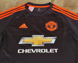 ENGLISH PREMIER MANCHESTER UNITED FC 2015-2016 FA CUP CHAMPION JERSEY ADIDAS THIRD SHIRT 15-16 Y  CODE # AC1448  